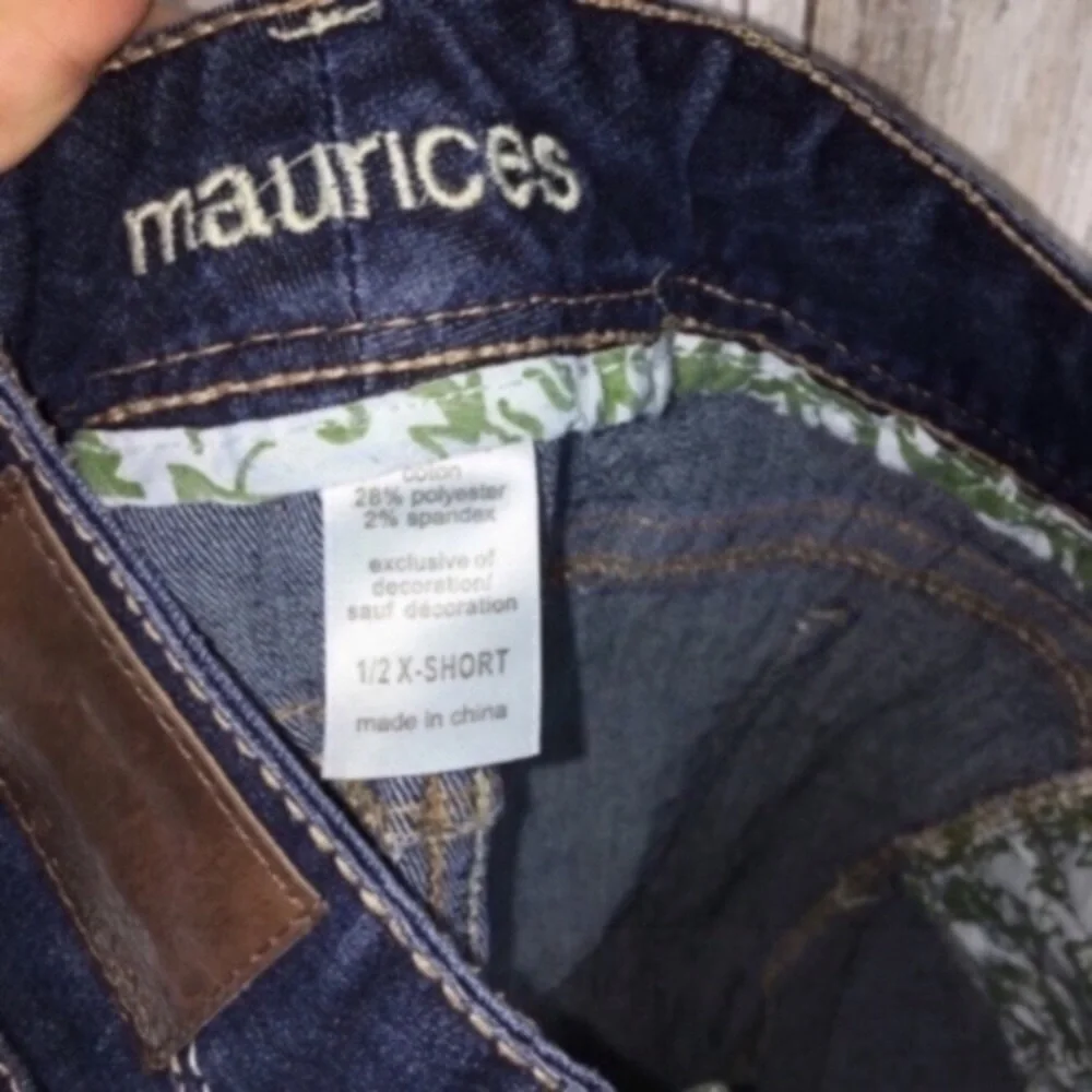 Maurices Straight Jeans Short